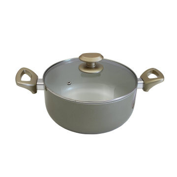 Amazon Vendor Ceramic Nonstick Stock Pot Induction Bottom 12qt